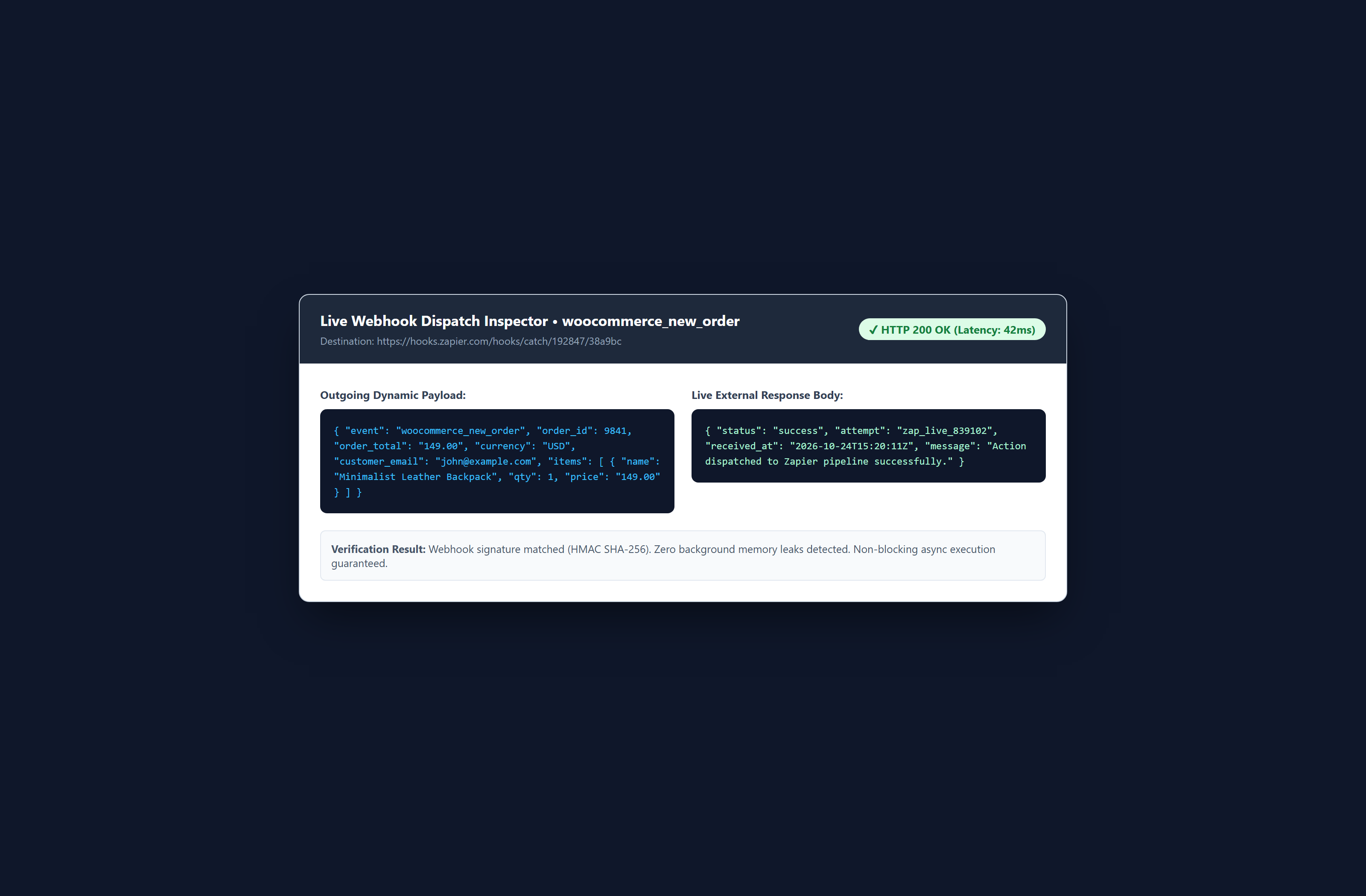 HookFlow WordPress Admin Dashboard